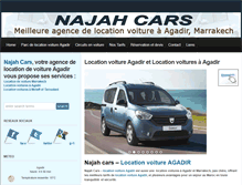 Tablet Screenshot of najah-cars.com